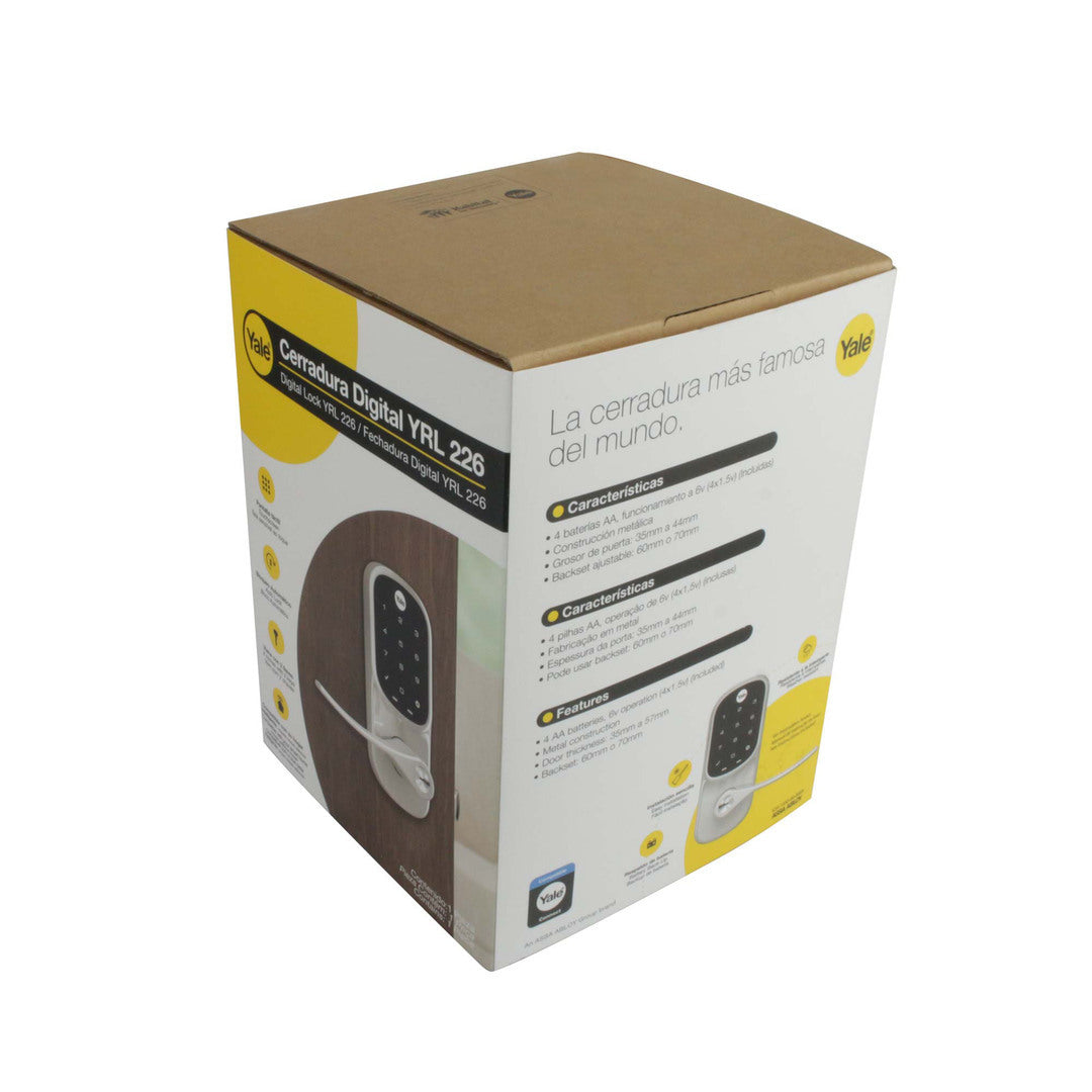 Smart Pack Cerradura Digital YRL226 Slim + YALE Connect Wifi