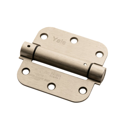Bisagra con Resorte 3.5 x 3.5 Niquel Satin