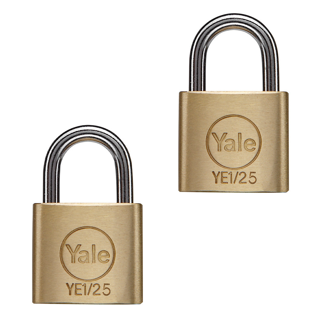 Candado de Bronce YE1 25mm (2 unidades)