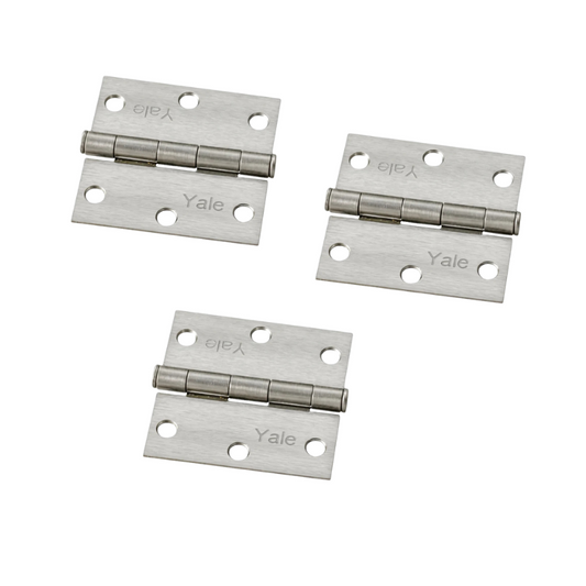 Pack de 3 Bisagras 3.5 x 3.5 Inoxidable