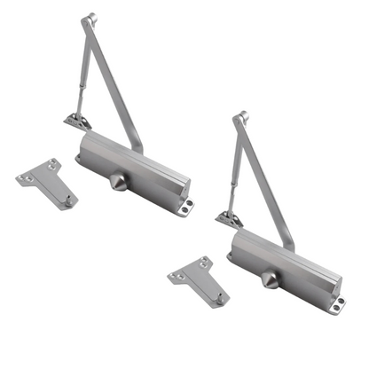 Pack 2 Cierrapuerta Hidráulico Y1200 60/120Kg RF60 Silver