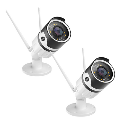 Pack 2 Camara WiFi/HD, V. Nocturna, Resistente a la Lluvia y App Yale Connect