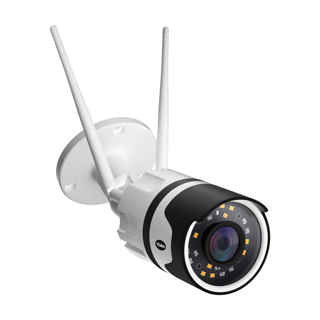 Pack 3 Camara WiFi/HD, V. Nocturna, Resistente a la Lluvia y App Yale Connect
