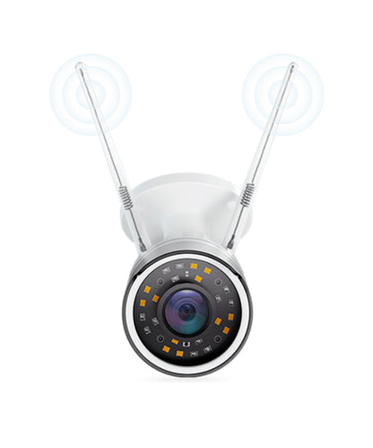 Pack 3 Camara WiFi/HD, V. Nocturna, Resistente a la Lluvia y App Yale Connect