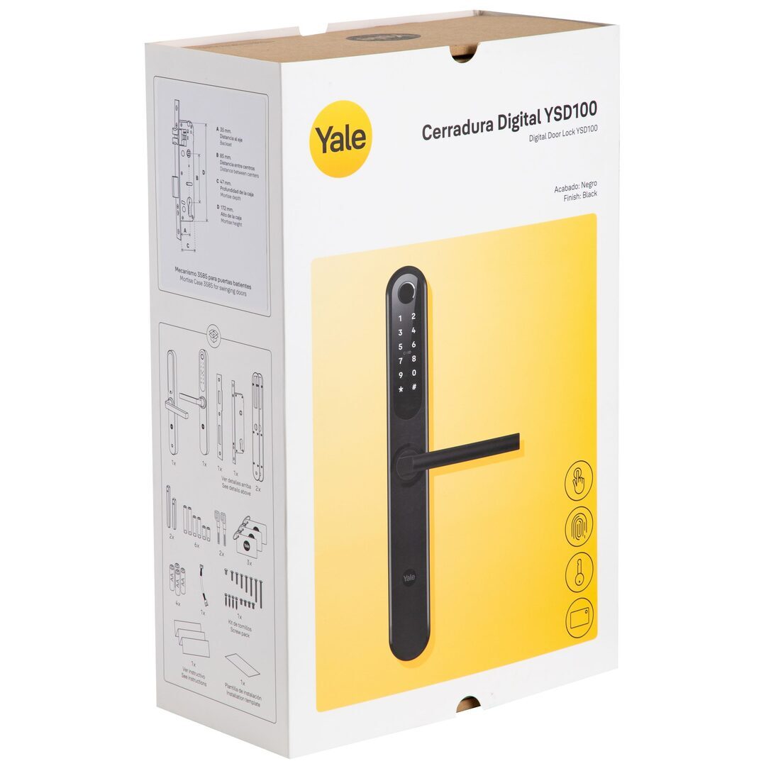 Cerradura Digital Inteligente YSD100 B35 Color Negro
