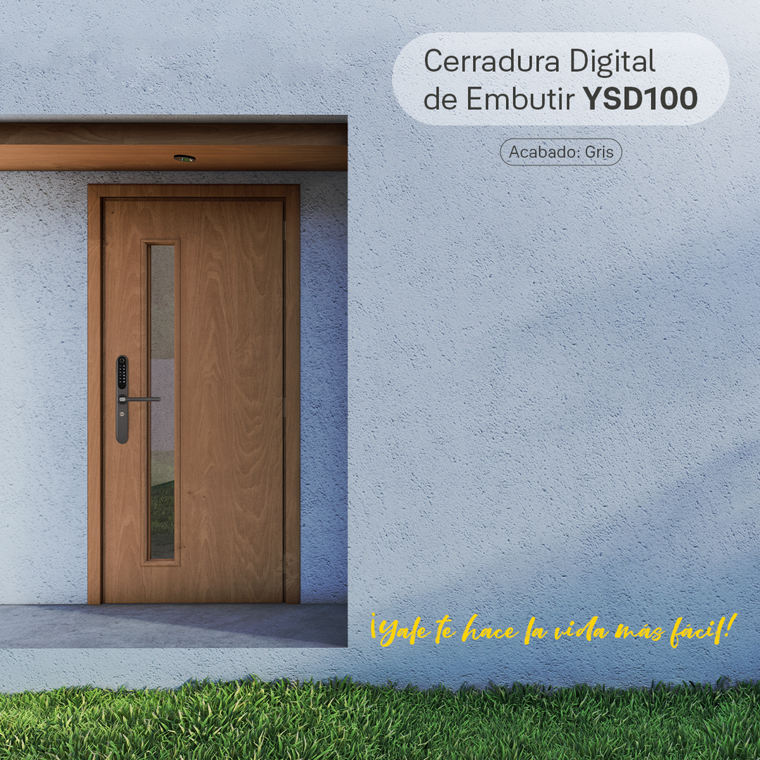 Cerradura Digital Inteligente YSD100 B35 Color Negro