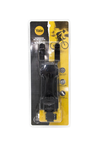 Candado Bicicleta Tipo Expansible YF220 Combinación Negro