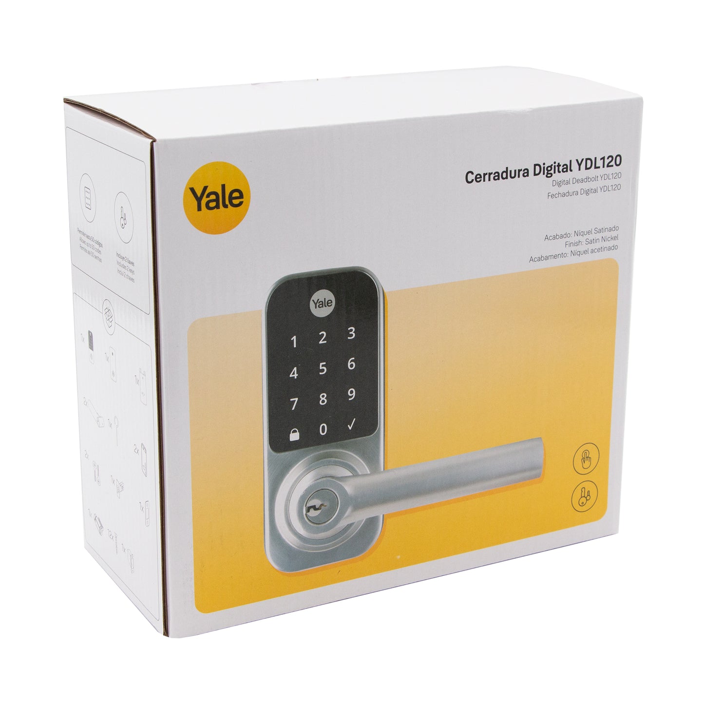 Cerradura Digital Inteligente B60 YDL120 Color Plateado