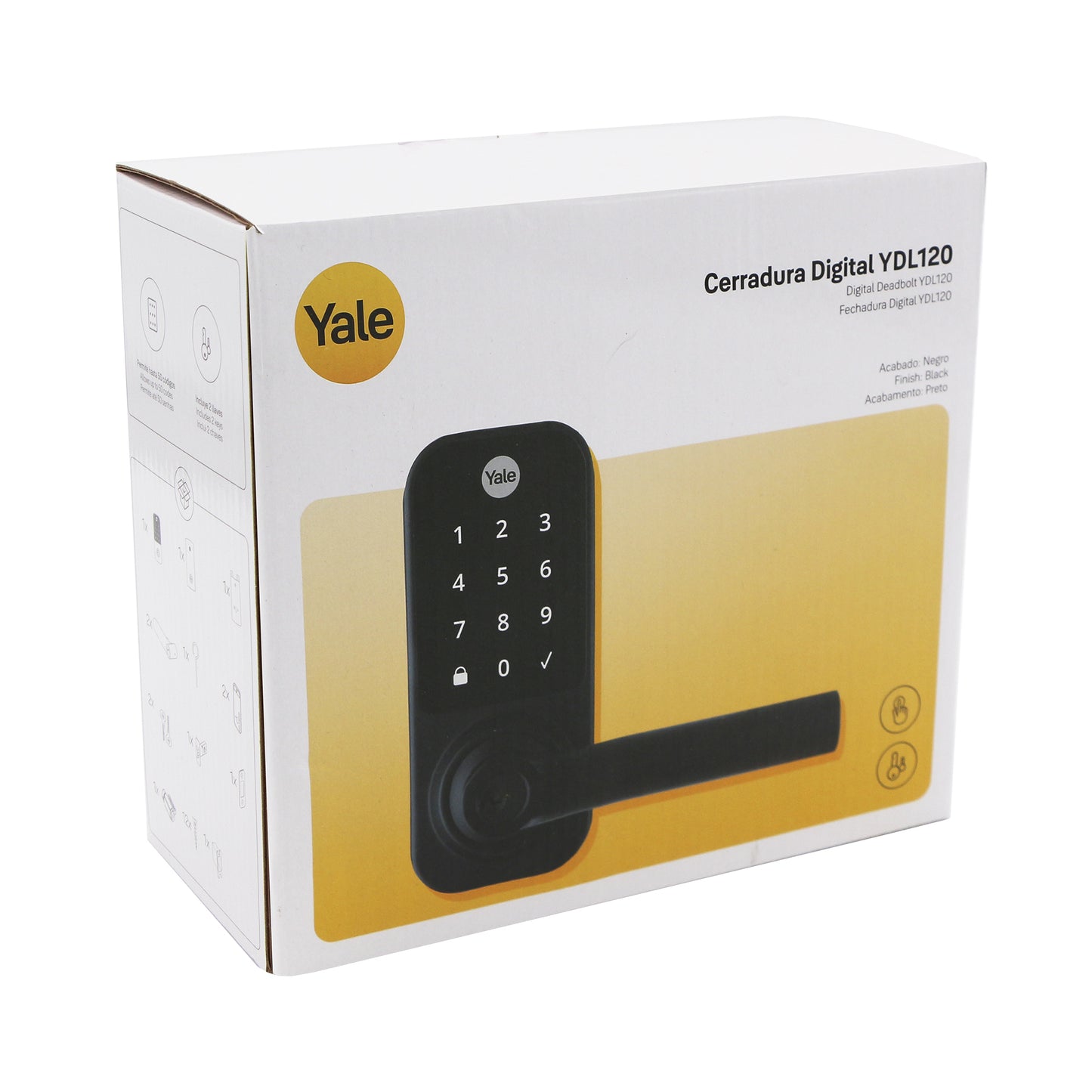 Cerradura Digital Inteligente B60 YDL120 Color Negro
